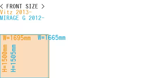 #Vitz 2013- + MIRAGE G 2012-